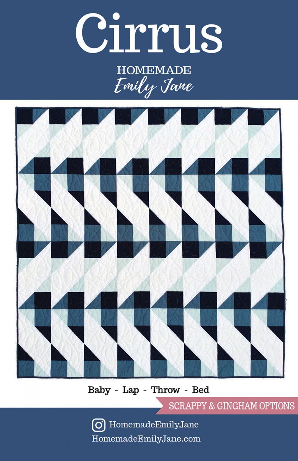Throw Size Triangular Quilt - Homemade Emily Jane