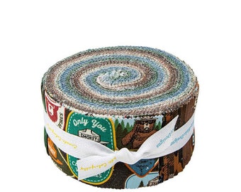 Only You Jelly Roll, Riley Blake Designs, SMOKEY THE BEAR, StartingStitches, 2.5" fabric strips, 100% Cotton, Quilting, Precuts, Licensed