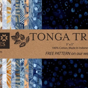 Horizon 5-Inch Squares Charm Pack Precut Fabric, Quilt Fabric, Batik  Fabric, 40 Pieces, Tonga Batik, Timeless Treasures.