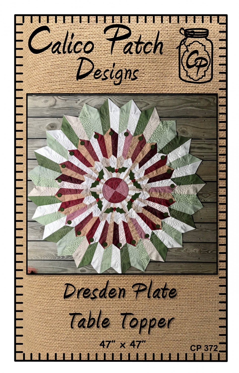 Dresden Tree Skirt Kit by Quilt Fox Designs for Hoffman Fabrics - www ...