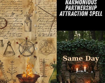Harmonious Partnership Attraction Spell – Relationship Balance, Love Alignment & Mutual Connection