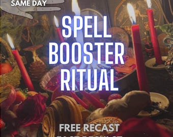 Powerful Spell Booster Ritual | Supercharge Any Casting | Amplify Results & Accelerate Manifestation Energy | Digital Spell