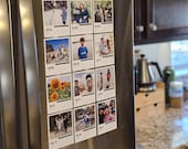 2026 Photo Calendar Magnet Template | DIY Canva Editable (Digital Download)