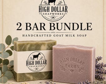2 Bar Bundle (Goat's Milk Soap)