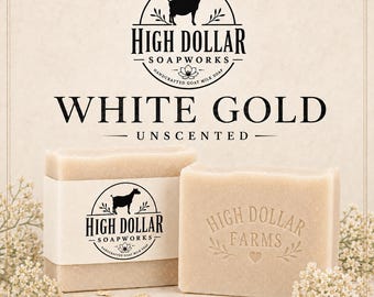 White Gold (Unscented Goat Milk Soap)