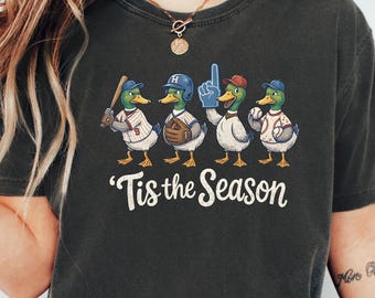 Vintage Graphic Tis The Season sweatshirt Baseball Season Tee Baseball Mom Shirt Retro Sports Fan Shirt Baseball Gift Shirt