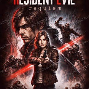 Resident Evil Requiem PNG | Zombie Survival Horror Gamer Art (Digital Download) image 4