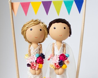 LGBTQ - Queer Hochzeit - individueller Look des Brautpaares