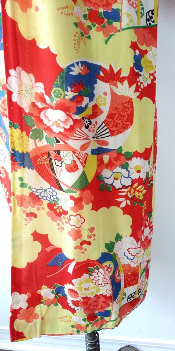 Colorful Summer Nagajuban Kimono - image 4