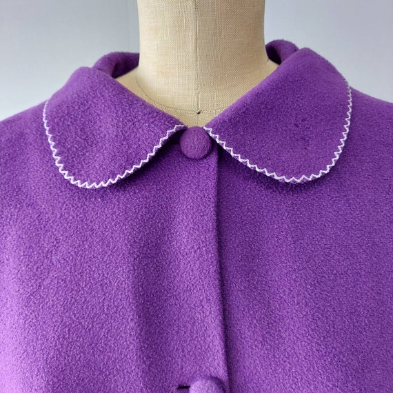 Long Purple House Coat by Vassarette - image 8