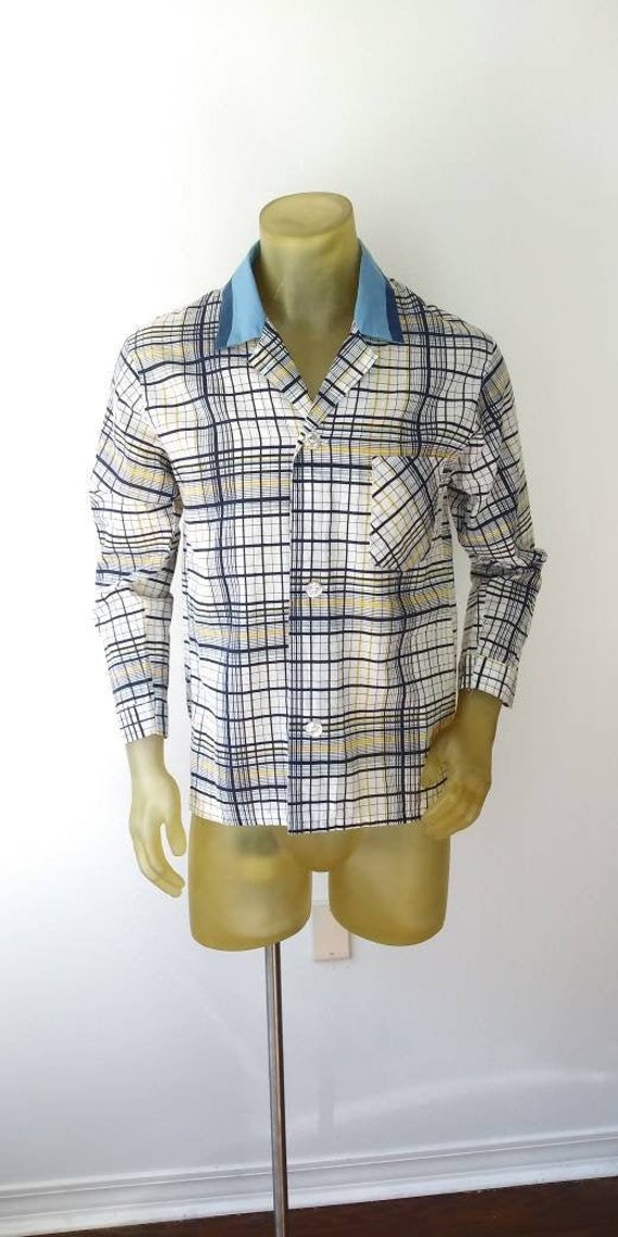 Blue Plaid Long Sleeve Sleep Shirt by JCPenney - image 1