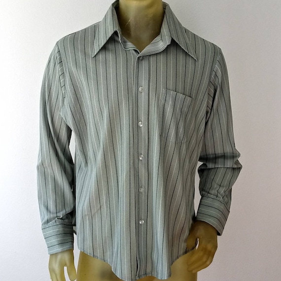 Semi Sheer Green Stripe Sleep Shirt by Rappers