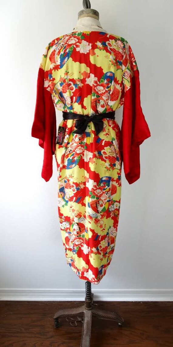 Colorful Summer Nagajuban Kimono - image 5