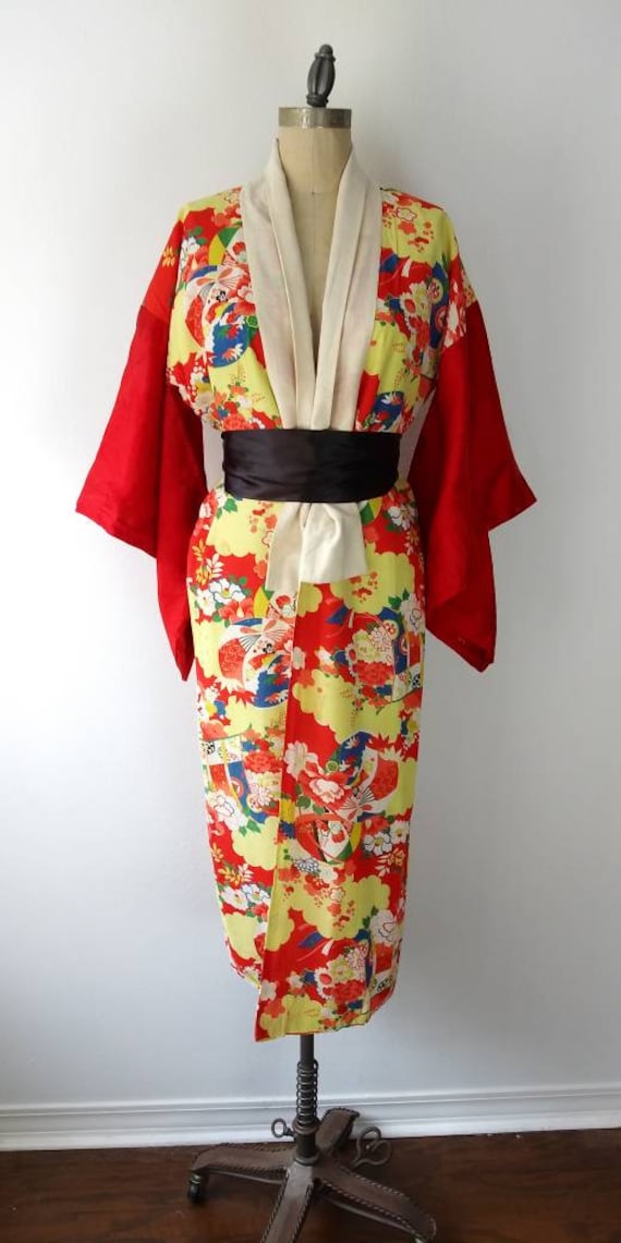 Colorful Summer Nagajuban Kimono - image 2