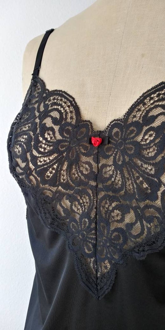 Black Cami with Black Lace Bust - 34 - image 3
