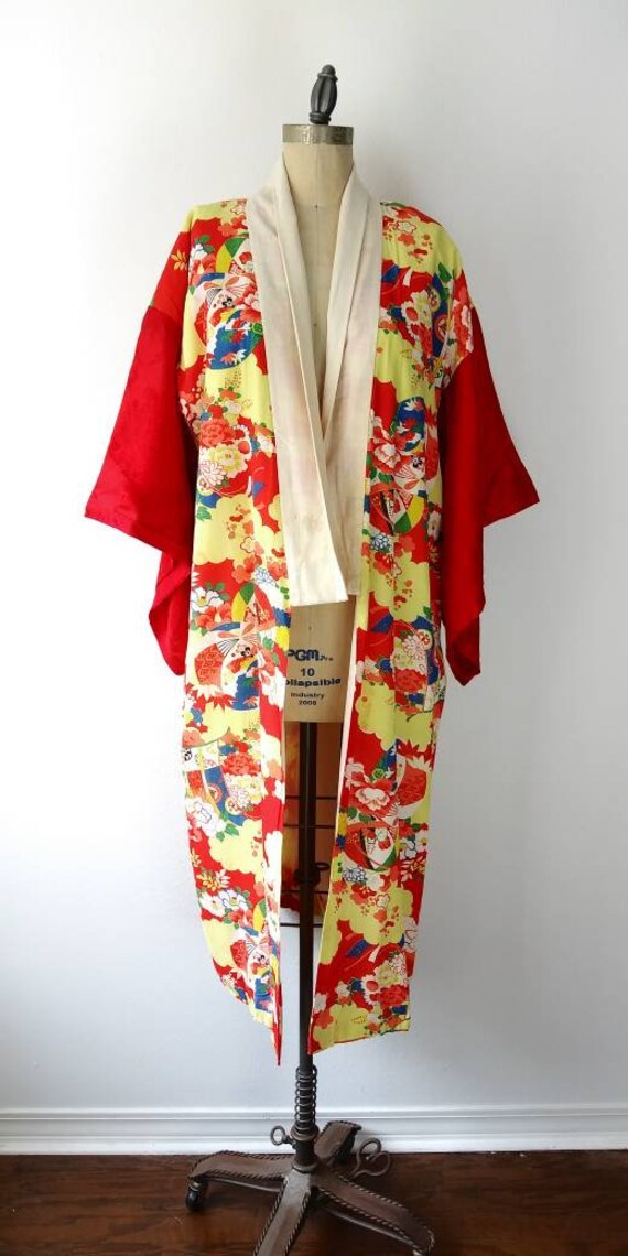 Colorful Summer Nagajuban Kimono - image 3