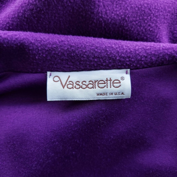 Long Purple House Coat by Vassarette - image 7