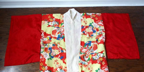 Colorful Summer Nagajuban Kimono - image 9