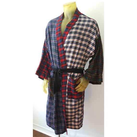 Patchwork Plaid Joe Boxer Robe