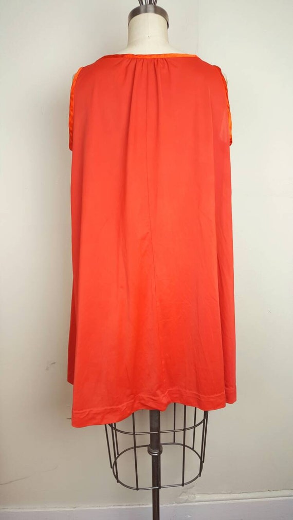 Pumpkin Orange Petite Night Gown by Gossard Artem… - image 4