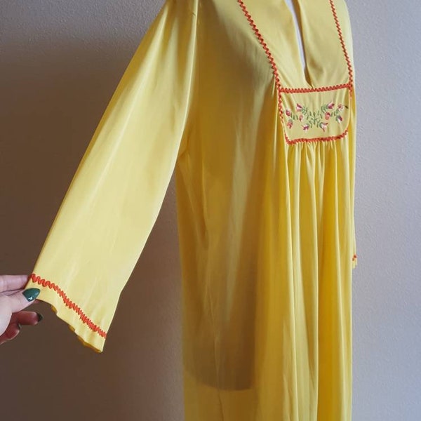 Yellow Long  Popover Nightgown by Lane Bryant - 42/44