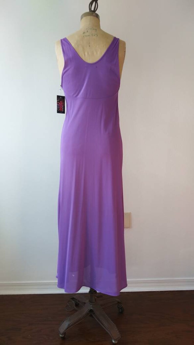 60s Aristocraft Purple Long Slip Dress SM