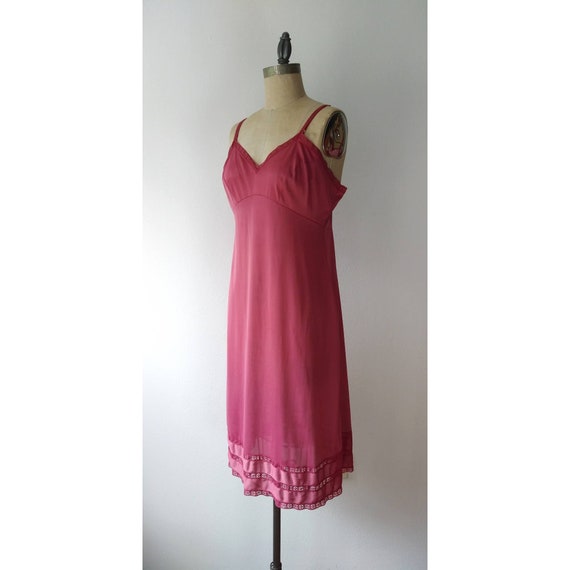 Berry Red Full Slip - 38 Bust