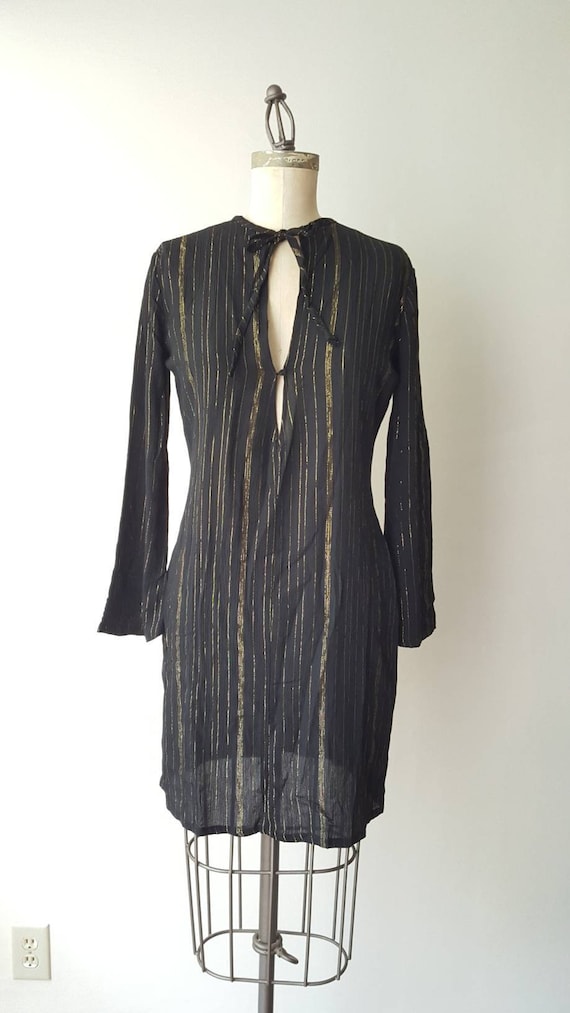 Frederick's of Hollywood Semi Sheer Black Cover Up