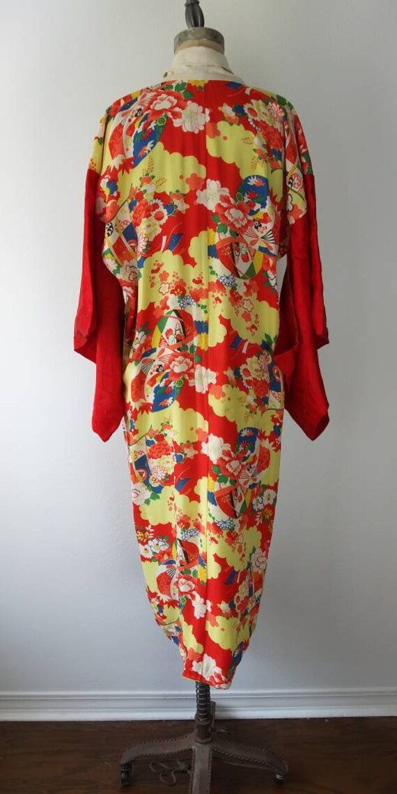 Colorful Summer Nagajuban Kimono - image 8