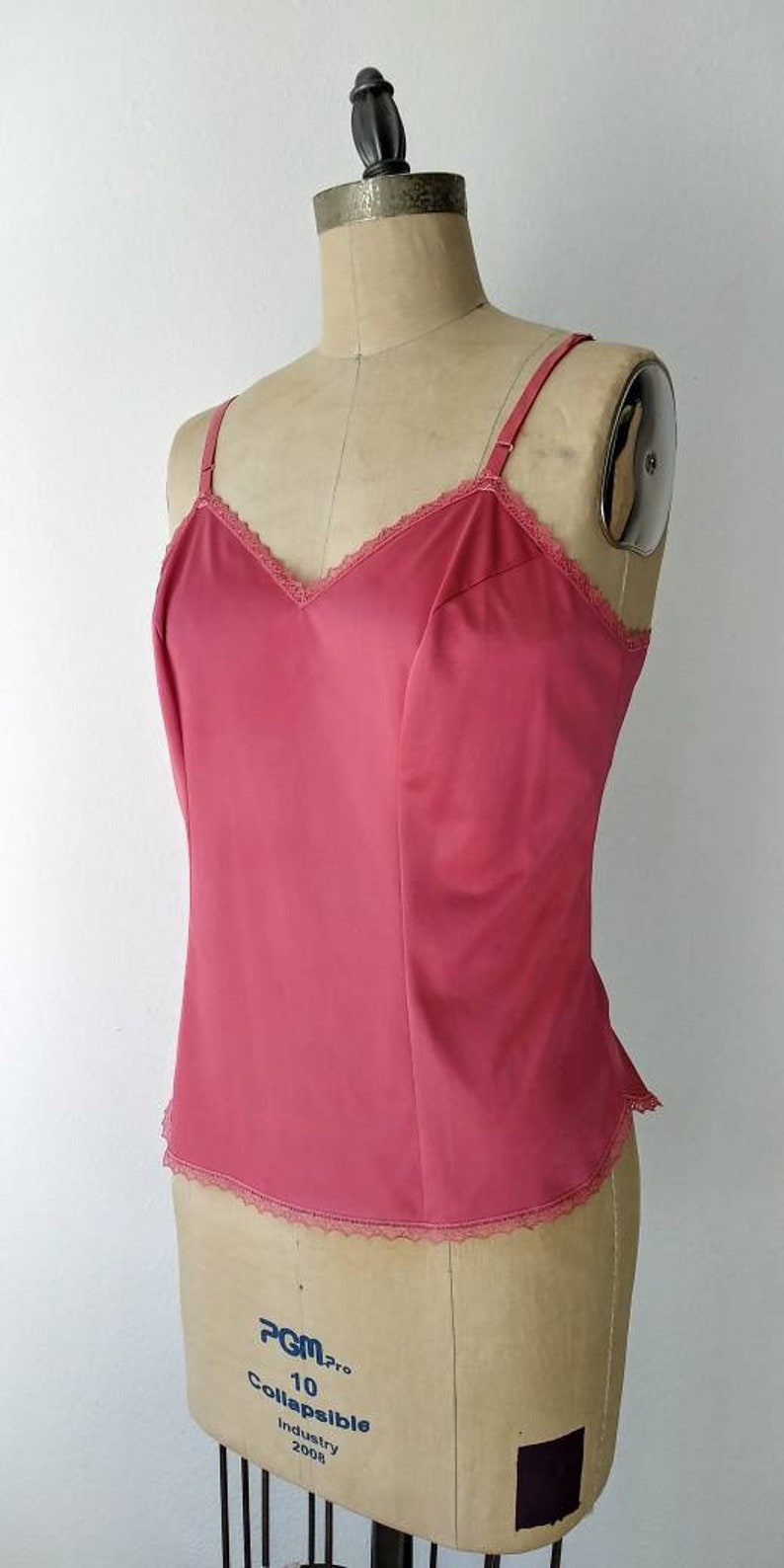 Deep Pink Camisole by Vanity Fair 38 - Etsy Australia