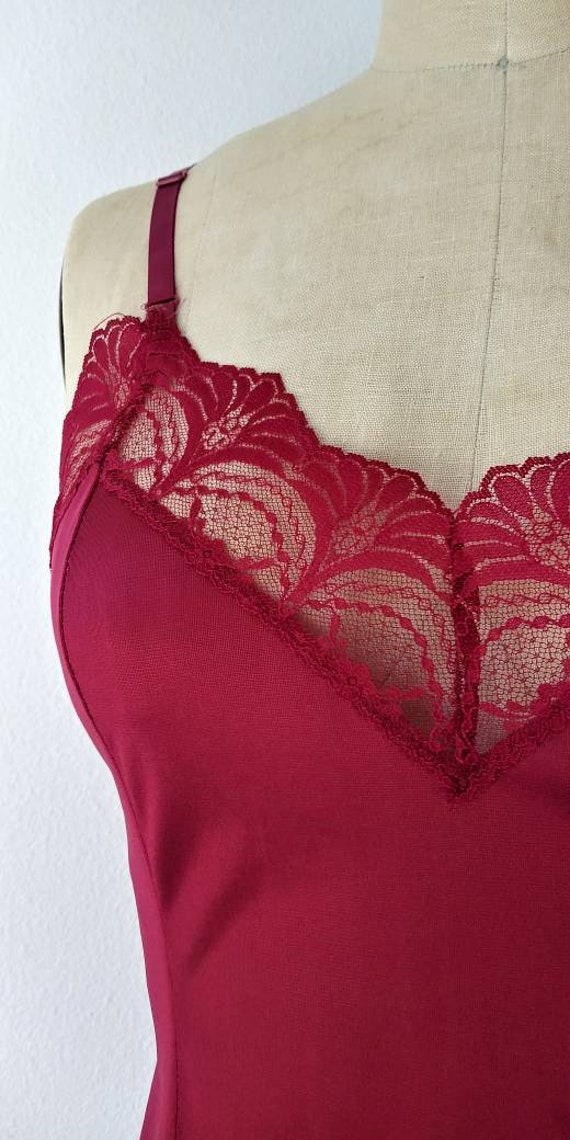 Cranberry Red Camisole - 34 Bust - image 4