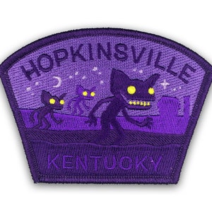 Hopkinsville, Kentucky Travel Patch (Hopkinsville Goblins UFO aliens)