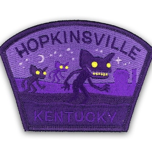 Hopkinsville, Kentucky Travel Patch | Hopkinsville Goblin | cryptozoology | UFO alien UAP flying saucer