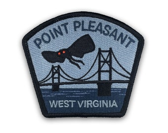 Point Pleasant, West Virginia Travel Patch (Mothman)