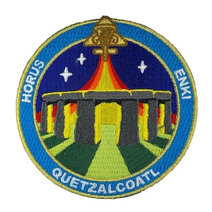 Stonehenge Station - NAZCA Ancient Astronaut Mission Patch | Stonehenge | ancient astronauts |