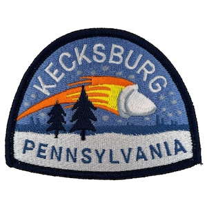 Kecksburg, Pennsylvania Travel Patch | Alien & UFO | cryptozoology | UFO alien UAP flying saucer