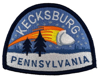 Kecksburg, Pennsylvania Travel Patch | Alien & UFO | cryptozoology | UFO alien UAP flying saucer