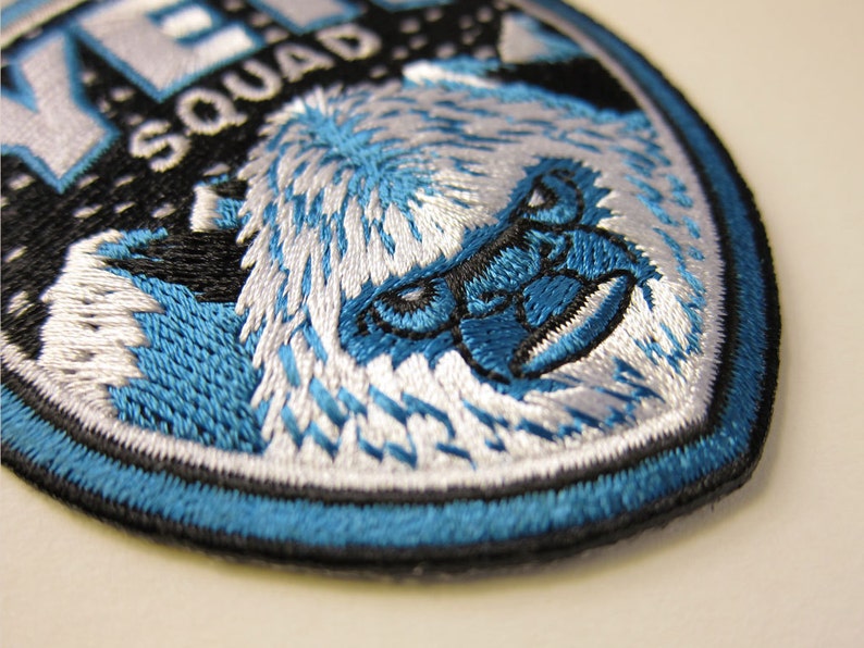 Yeti Squad embroidered patch cryptozoology paranormal Etsy