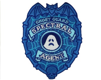 Ghost Guard: Spectral Agent haftowana naszywka - świecąca w ciemności | duch | paranormalne | duch nadprzyrodzony paranormalne