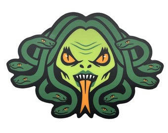 Medusa mythological creature sticker | Medusa | mythology | cryptid cryptozoology monster