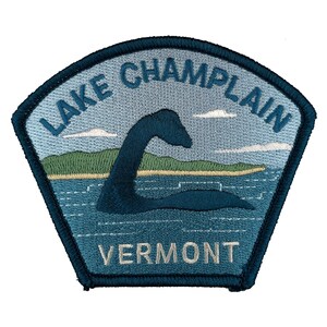 Lake Champlain, Vermont Travel Patch | Champ | cryptozoology