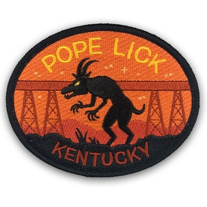 Pope Lick, Kentucky Reiseaufnäher (Goatman)