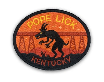 Pope Lick, Kentucky Travel Patch (Goatman)