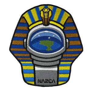 Pharaoh Astronaut - NAZCA Ancient Astronaut Mission Patch |  | ancient astronauts |