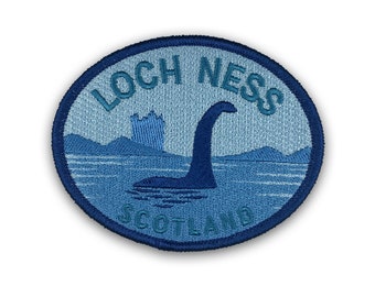 Loch Ness, Scotland Travel Patch | Loch Ness Monster | cryptozoology | Nessie Loch Ness cryptid sea creature