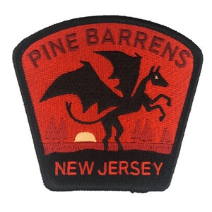 Pine Barrens, New Jersey Travel Patch (Jersey Devil)