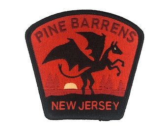 Pine Barrens, New Jersey Travel Patch (Jersey Devil)