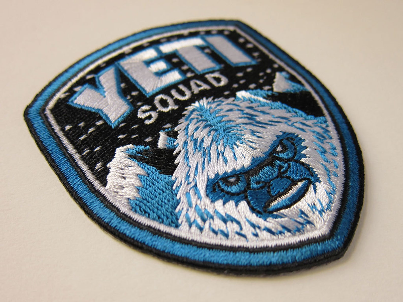 Yeti Squad embroidered patch cryptozoology paranormal Etsy