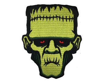 Frankenstein’s Monster head embroidered patch | classic horror