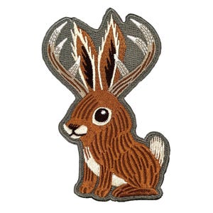Jackalope Cute Patch | Jackalope | cryptozoology |